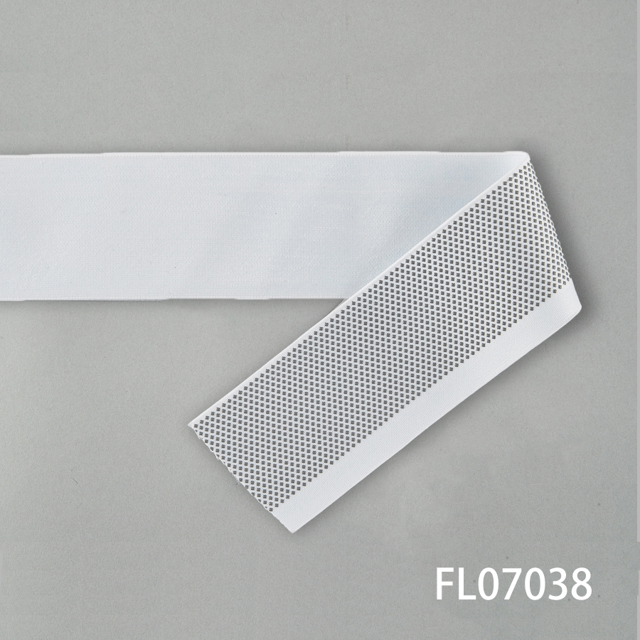 elastic hem with silicone